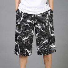 Мужские шорты больших размеров, новинка, летние модные мужские повседневные свободные шорты до колен для мальчиков-подростков, 3XL 4XL, очень большой размер S11A