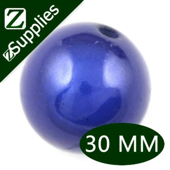 

Best Selling Round Miracle Beads In Beads 30mm Christmas Loose Acrylic Beads 36 pcs/lot Cutely Round Perle Magique