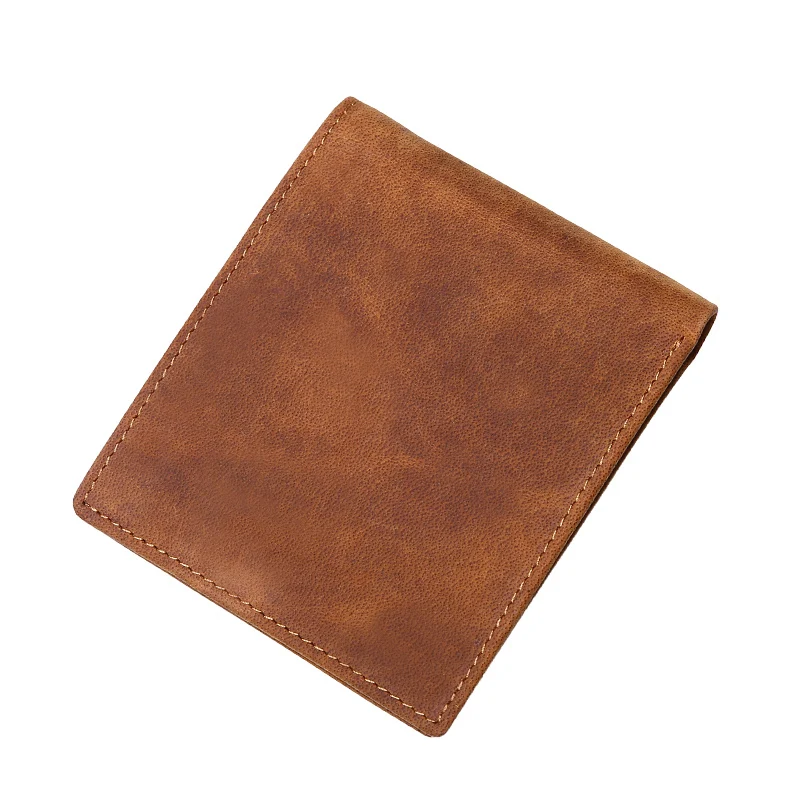 

JOYIR Brand Genuine Leather Men Wallet Retro Short Coin Purse Fashion Clutch Money Holder ID Credit Card Holder Leather Wallet