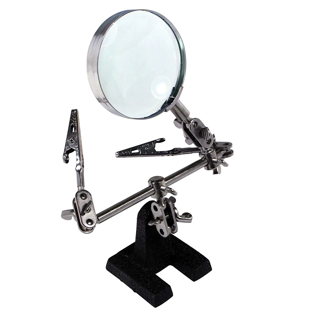 Desktop Magnifier / Welding fixture,Jewelry engraving tools,repair magnifying glass table,Clip