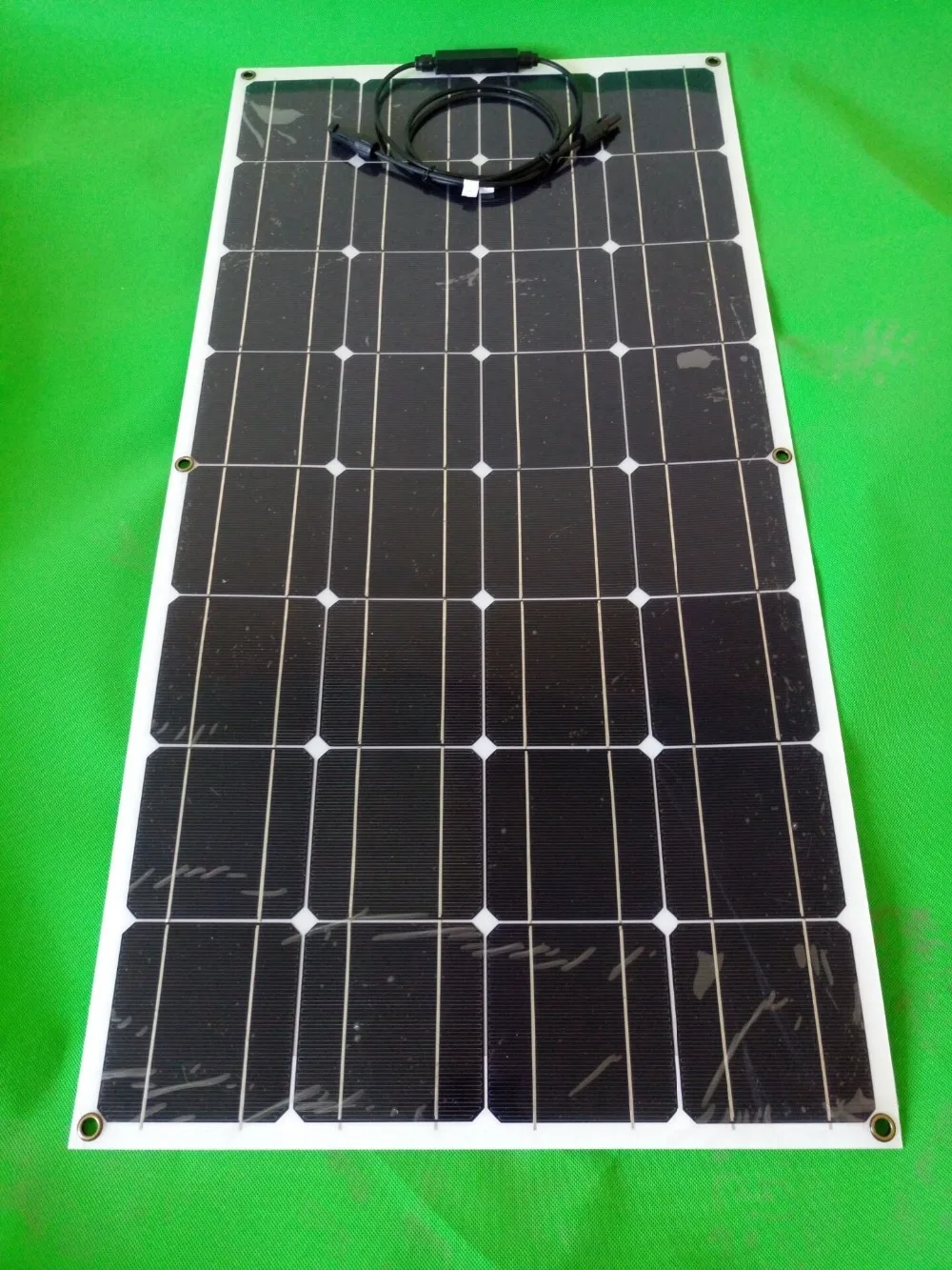 12v 100w semi flexible solar panels, new battery, a new design, give