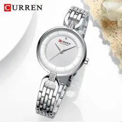 CURREN женские часы Топ люксовый бренд водонепроницаемые кварцевые наручные часы для женщин модные повседневные женские часы Relogio Feminino