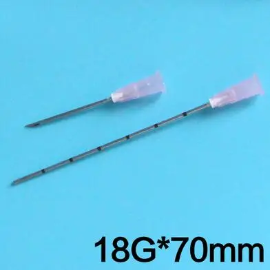 18G 70mm Disposable syringes Blunt Needles Sterile blunt tip micro injections 10 packs