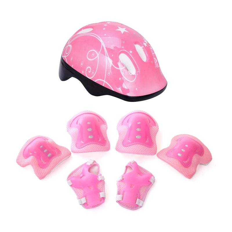 High Density Children Bike Helmet Skateboard Skating Cycling Riding Kids Bicycle Helmet Ciclismo Casco and Protective Knee Pads