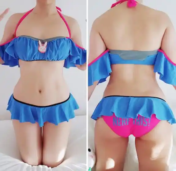over swimming costume wear