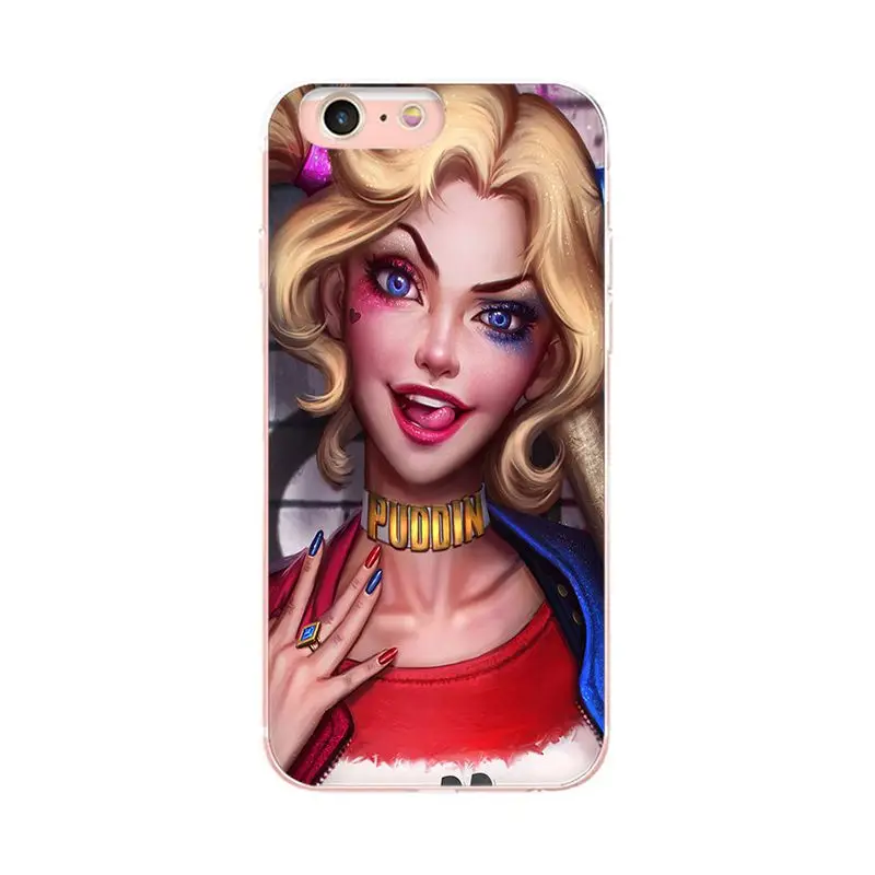 MaiYaCa Harley Quinn Case For iphone 6 6plus New Personalized print Phone Accessories Case For iPhone X 8 7 6S 5s se Cellphones MaiYaCa Harley Quinn Case For iphone 6 6plus New Personalized print Phone Accessories Case For iPhone X 8 7 6S 5s se Cellphones