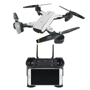 

LeadingStar 2MP Rc Quadcopter with Camera Wifi FPV Foldable Selfie Drone Altitude Hold Pocket Drone VS YH-19HW Visuo XS809HW D30