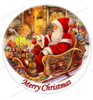

Edible Paper For Cake Topper,8" Christmas Santa Claus Wafer Edible Transfer Paper,Christmas Edible Cake Decorating Supplier