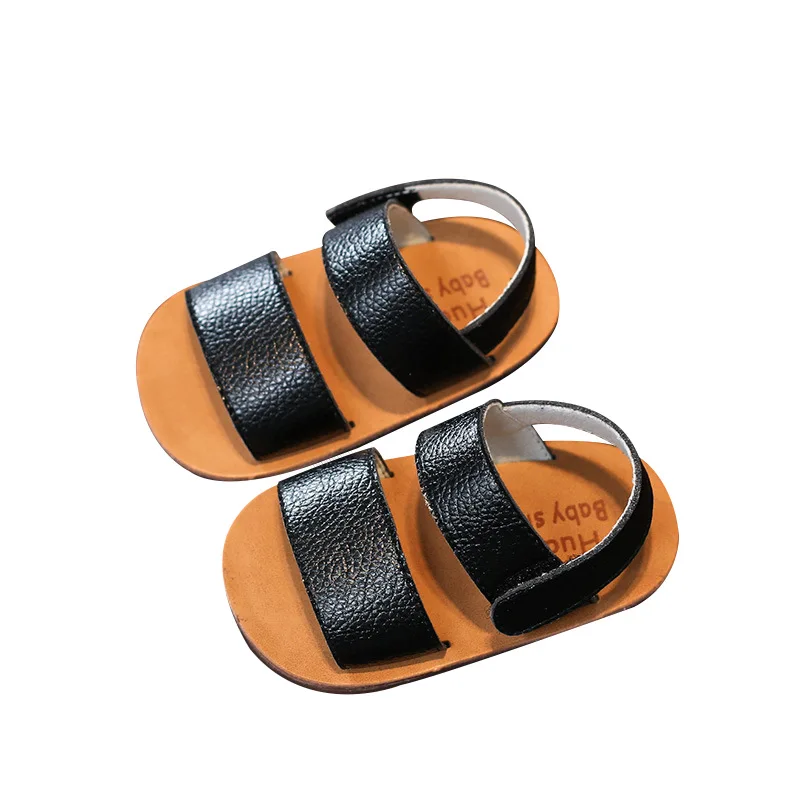 

2020 New Baby Girls Genuine Leather Sandals Baby Boys Summer Shoes Magic Baby First Walkers Infant Toddler Walking Beach Shoes
