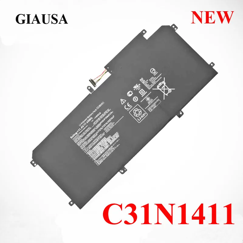 Giausa натуральная C31N1411 Аккумулятор для ноутбука Asus Zenbook UX305 UX305F UX305C UX305CA UX305FA U305F U305L U305FA