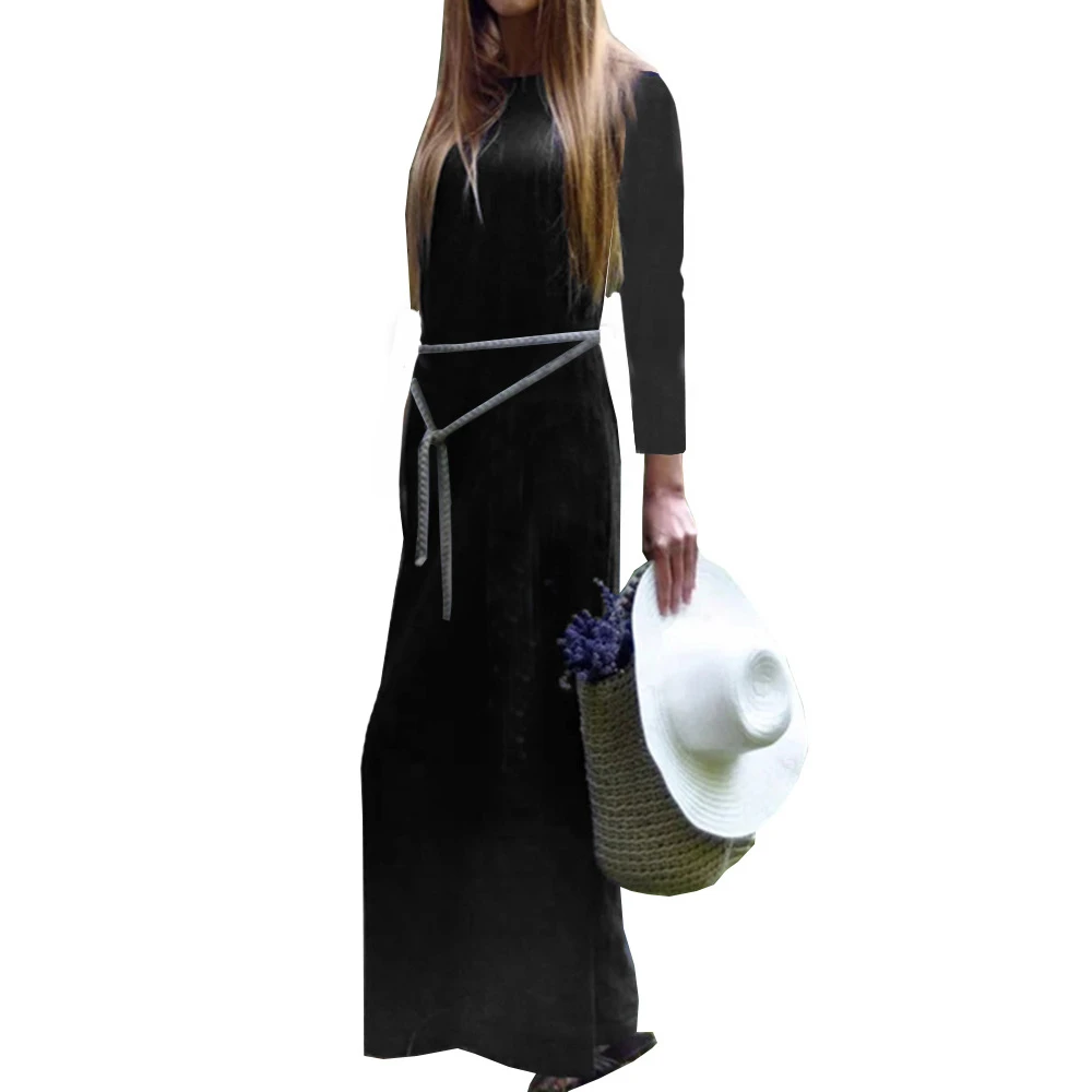 aliexpress long sleeve maxi dress