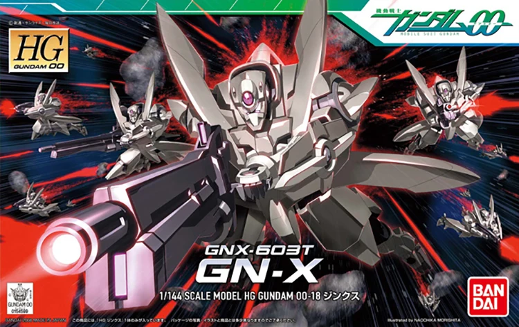 

Bandai Gundam 54599 00 HG 1/144 GNX-603T GN-X Mobile Suit Assemble Model Kits Anime Action Figures Toys for children Gift