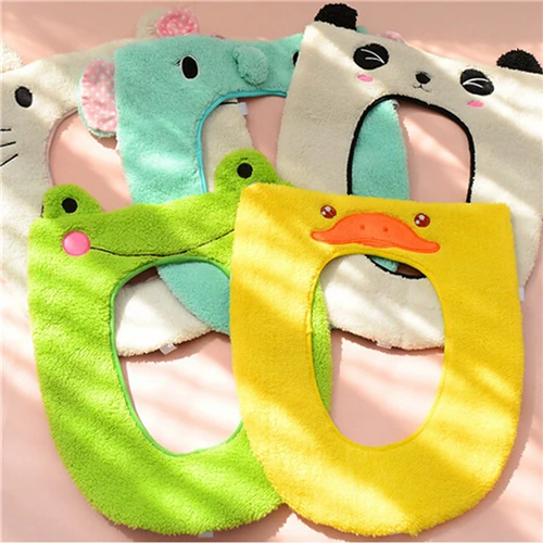 Cute Soft Warm Long Plush Toilet Seat Cover Mat Pad Lid Washable Warmer Health Toilet Closestool Seat Cover Sanitary Ware Suite Cute Soft Warm Long Plush Toilet Seat Cover Mat Pad Lid Washable Warmer Health Toilet Closestool Seat Cover Sanitary Ware Suite