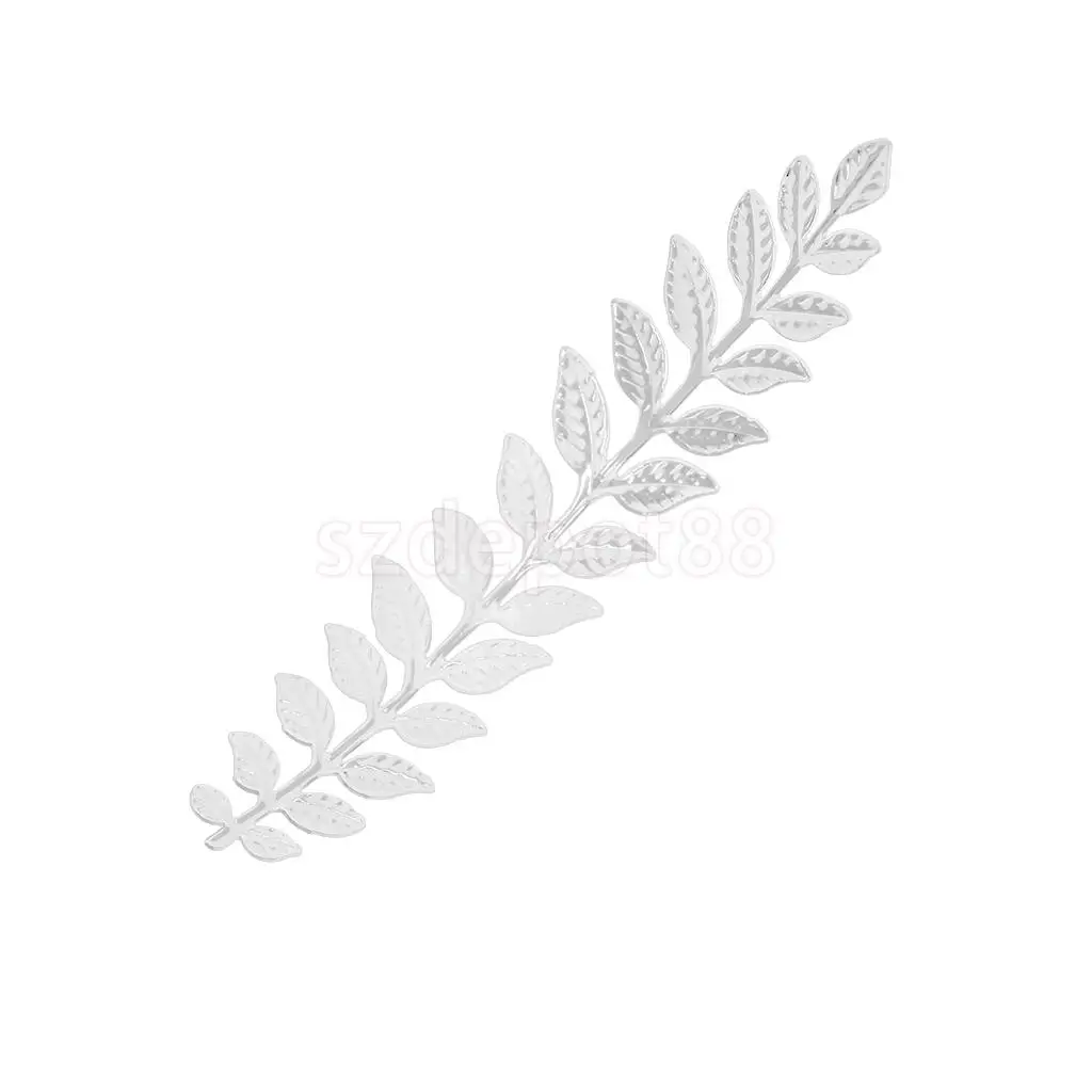 10 Pieces Metal Long Leaves Charms Pendants Findings for DIY Necklace Bracelet Earrings Wedding Hair Jewelry 120mm