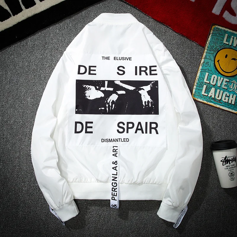 KUYOMENS Male Jacket Windbreaker Men Hip Hop Streetwear Vintage Color Block Hooded Jacket Coat Autumn 2018 Casual Track Jacket