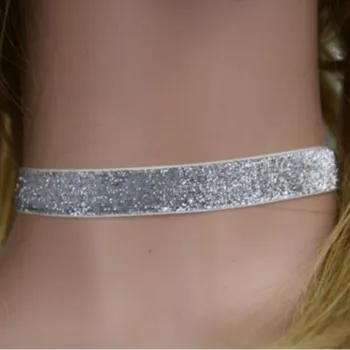 

New Bling Velvet Choker Necklace For Women Chokers Necklaces Chocker collares Collier ras de cou Fashion bijoux