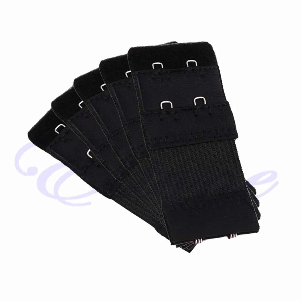 

5Pcs Bra Extender 2 Hook Ladies Soft Bra Extension Strap Underwear Strapless