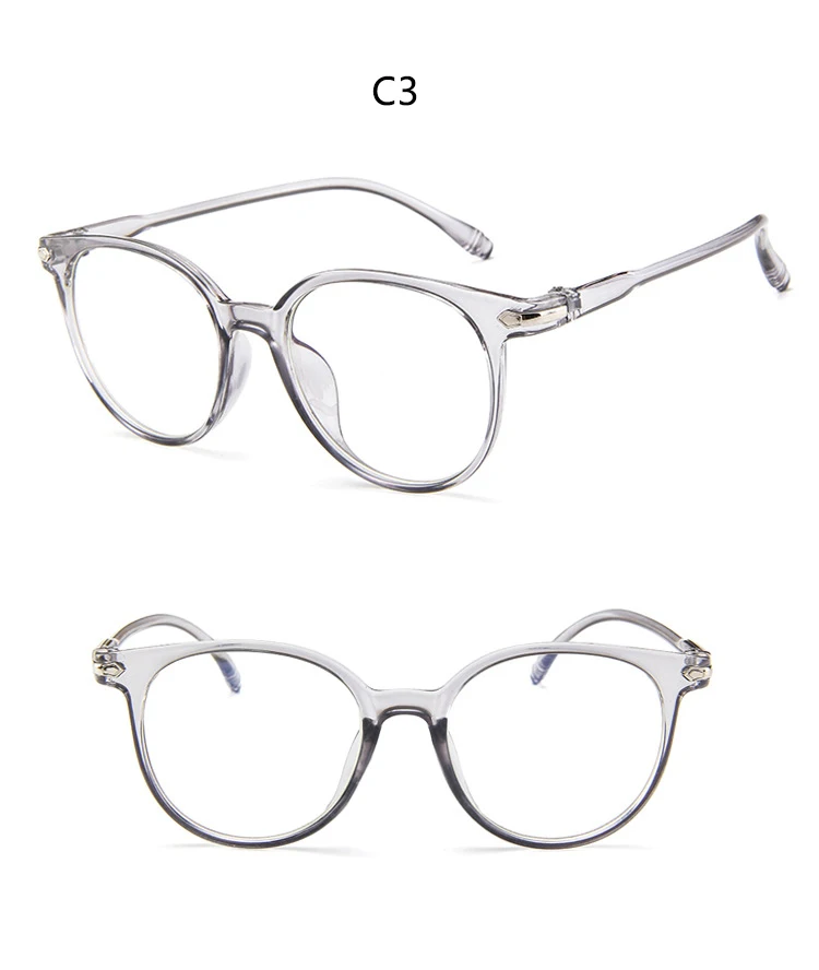 Розовые прозрачные круглые очки, оправа для очков, близорукость, ботан, женские очки, оправа, очки, ноль, винтажные простые очки, прозрачные линзы
