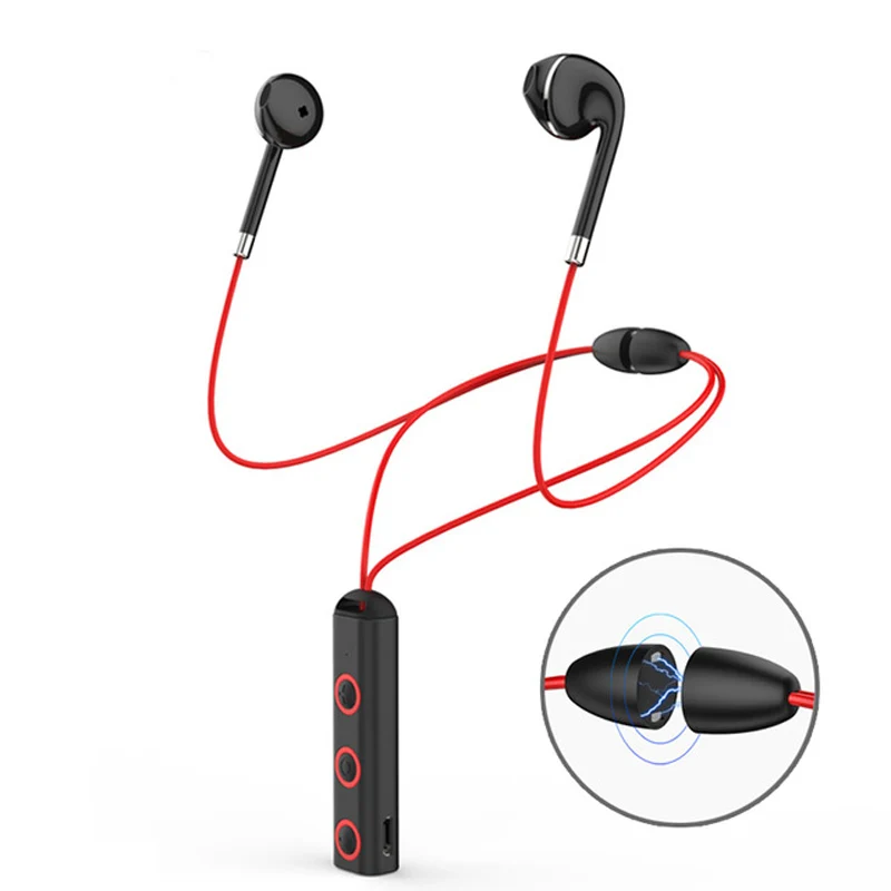 Bluetooth наушники беспроводные спортивные bluetooth 4 1 магнитные стерео гарнитура с