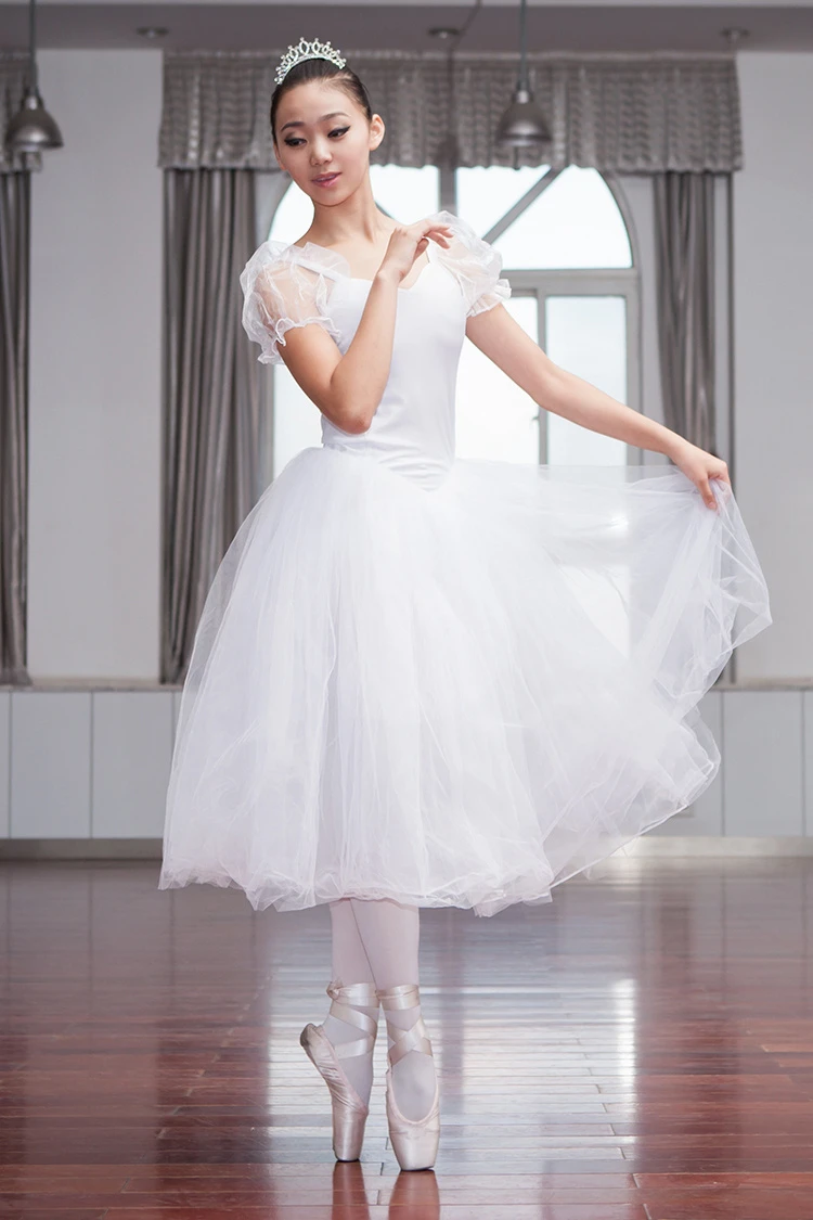 バレリーナ アンダースカート付きのプロのバレエスタイルのドレス バレリーナ付きの快適なドレス 裸の背中 白 Ballet Costumes Ballet Swanswan Lake Tutu Aliexpress