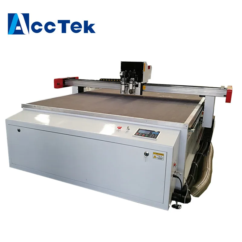 

Cnc Vibrating knife digital cutting machine with Straight knife rotary knife AKZ1625