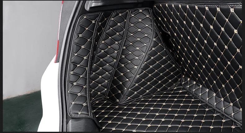 Lsrtw2017 волокно кожа коврик багажника автомобиля заднего сиденья для honda fit