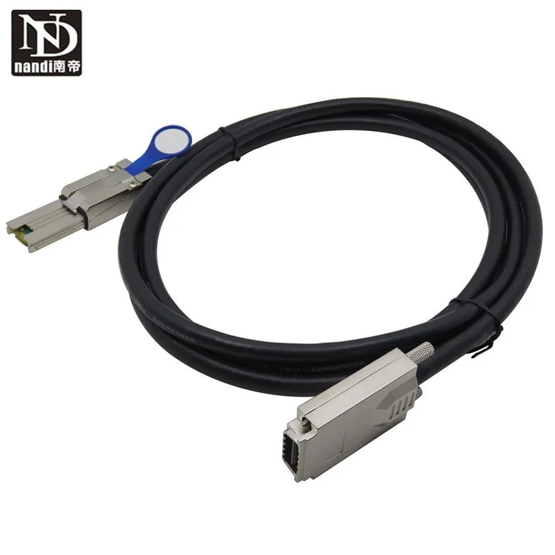 

External HD SAS 32P SFF 8470 to SFF 8088 4i External Infiniband Screw Type Cable Hight speed 10Gpbs 2M FREE SHIPPING