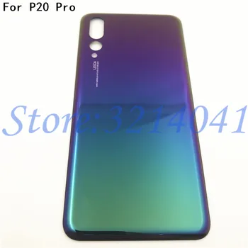 

New Original 6.1 inches For Huawei P20 Pro Back Battery Cover Rear Door Housing Case Glass Panel Replacement + Adhesive +Logo
