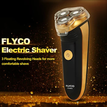 

10pcs/lot FLYCO FS360EU Electric Shaver Shaving Razor Beard Trimmers with 3 Floating Heads Rechargeable wholesale ship from EU