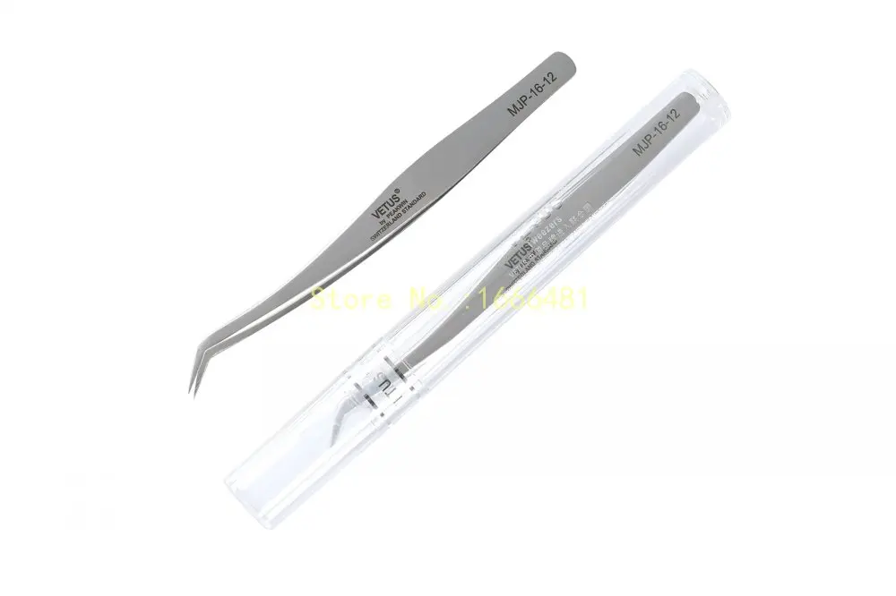 Pinças de Ponta Lote Vetus Pinça Maquiagem Não Hiper Magnetismo Anti Static Fina 5 Pçs - Mjp-16-11 9 5 pçs lote MJP-16-11 Vetus Pinça Maquiagem