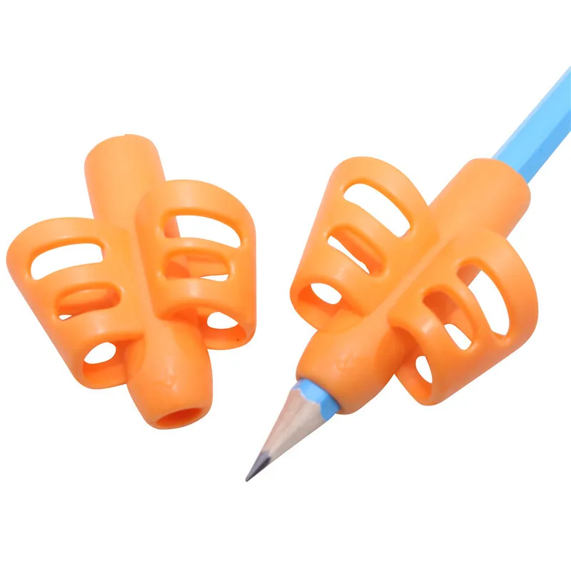 Lidar com Duplo Dispositivo de Correção Caneta Aperto Dedo Silicone Titular Estudante Escrita Crianças Papelaria Presentes 40 Pçs Mod. 199953 14 Material escolar e de escritório