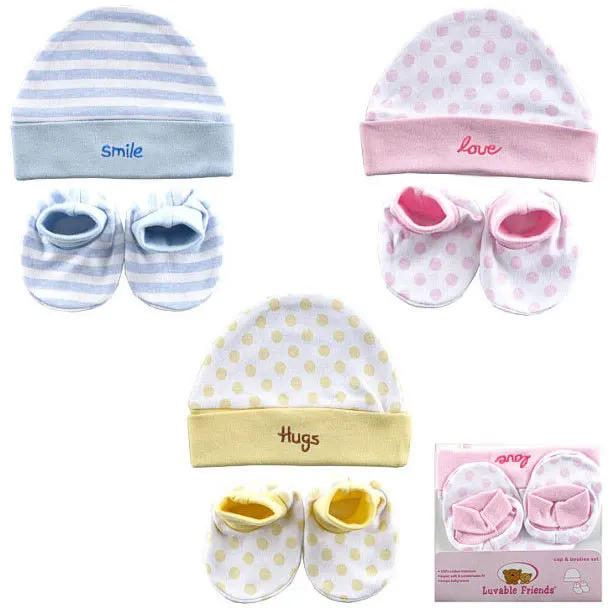 baby hats and socks