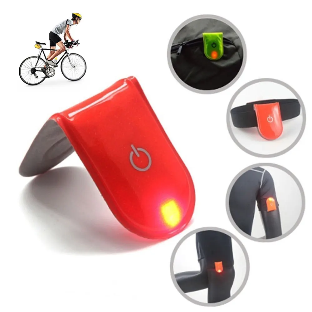 

EYCI Riding Warn Lights LED Running Luminous Crystal Grid Armband Multi Functions Reflective Clip Multipurpose Reflective Light