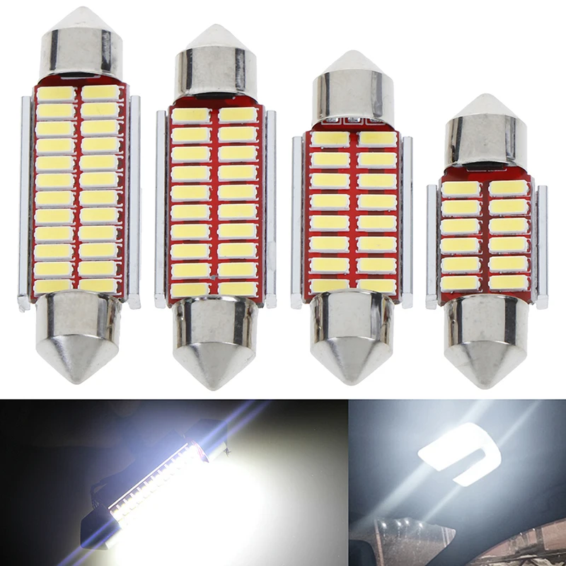 

31mm 36mm 39mm 42mm LED Bulb C5W C10W Super Bright 4014 SMD Canbus Error Auto Interior Doom Lamp Car Styling Light