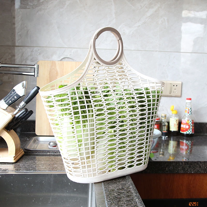

Eco-friendly Plastic Storage Basket Kitchen Containers Shopping Basket Vegetable Storage Basket Fruit Basket Storage Food