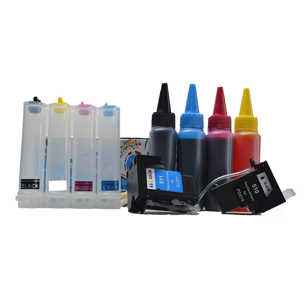 

One set end product CISS pg510 cl511,Continuous Ink System for CANON IP2770 MP240 MP245 MP250 MP258 MP272 MP276 MP480 ip2770
