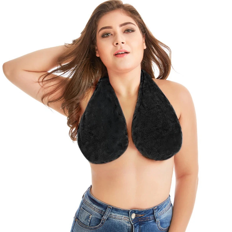 

Towel bra underwear bath towel hanging neck wrapped chest big breasts nursing towel adjustable tube top bra bandeau top lingerie