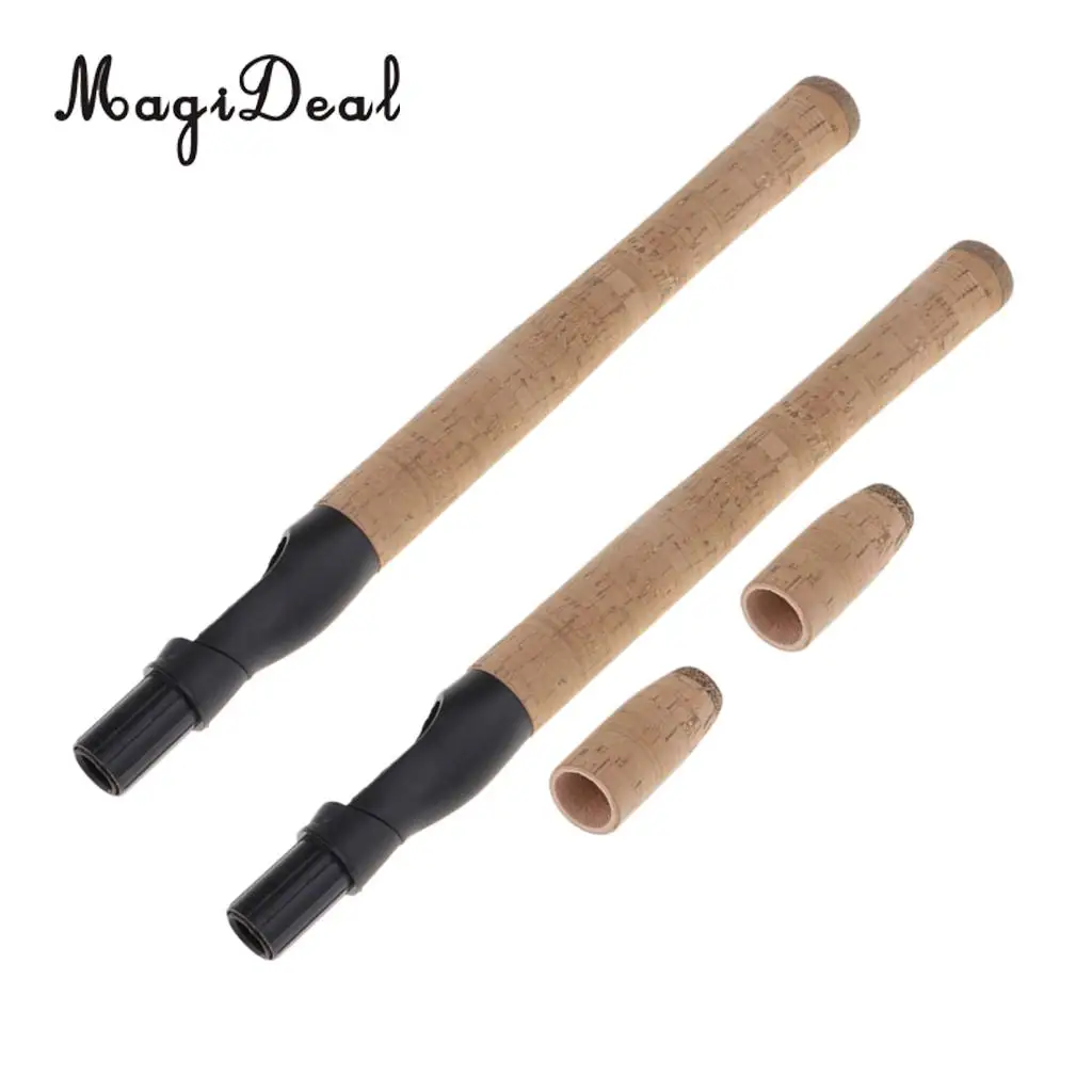 2 Set Fishing Rod Building or Repair Spinning Rod Composite Cork Handle Grip & Reel Seat