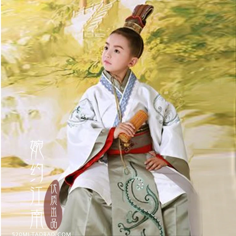 

Qing Long Yu Lang Boy's Hanfu Costume Same Design as TV Play Schemes of Beauty Prince Costume Children's Day Kids' Costume