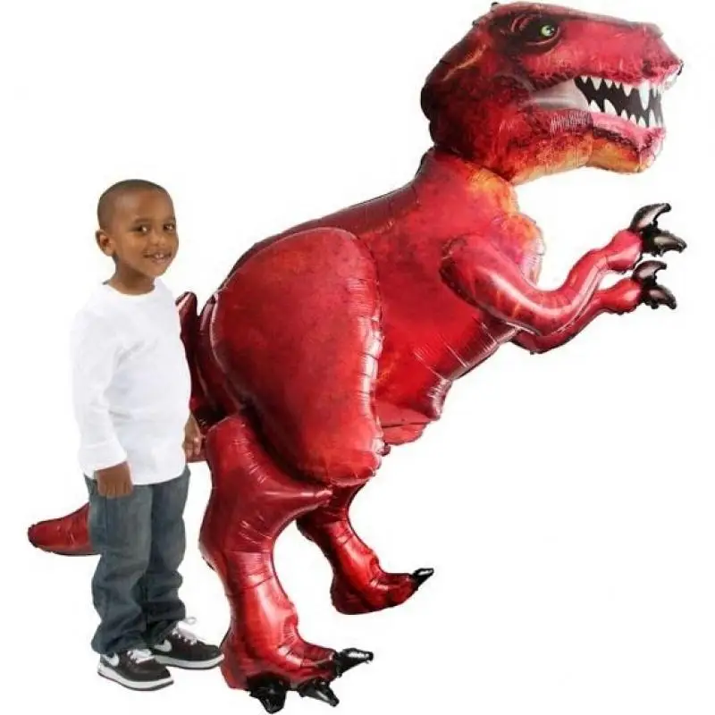 

3D 61inch Big Dinosaur Foil Balloons Birthday Party Decorations Kids Toy Dino Balloon Large Jungle Dinosaur Party Baby Supplies