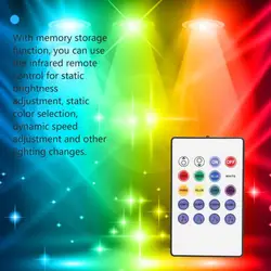 Светодиодный контроллер с аддитивной цветовой моделью 20 Ключи РФ Пульт дистанционного управления звук Сенсор контроллер для RGB