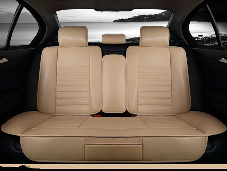 QUEES General однотонные кожаные чехлы для автомобильных сидений сплит дизайн подходит для большинства 5 мест автомобили SUV грузовик для BMW Nissan Qashqai Mazda CX5