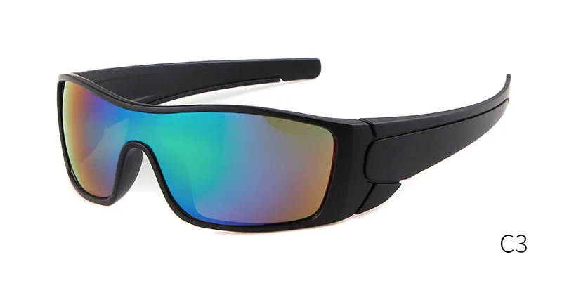 Good Win Мужские солнечные очки известный бренд дизайнер цельная линза спортивные солнцезащитные очки высокого качества мужские очки sol masculino - Цвет линз: C3 green mercury