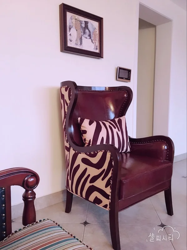 Louis Fashion Sofa Chair European American Style Leather Louis Fashion Sofa Chair European