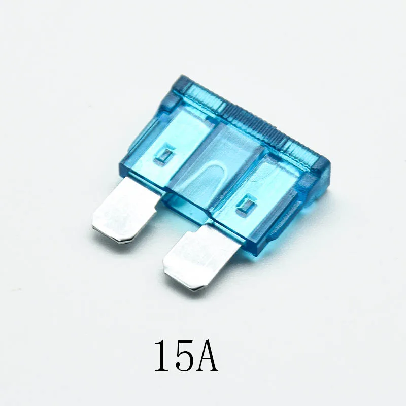 20pcs Blade Fuse Zinc Alloy and Plastic Material 5A 7.5A 10A 15A 20A 25 30A AMP Set For Auto Car Truck 19*19mm Mini Safety fuse Blade Fuses Car Fuses