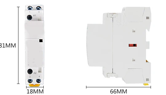 TOCT1 Американская классификация проводов 2р 25A DC 12V 24V Катушка 220 V/230 V 50/60HZ Din rail бытовой ac Контактор В соответствии с стандартом 2NO