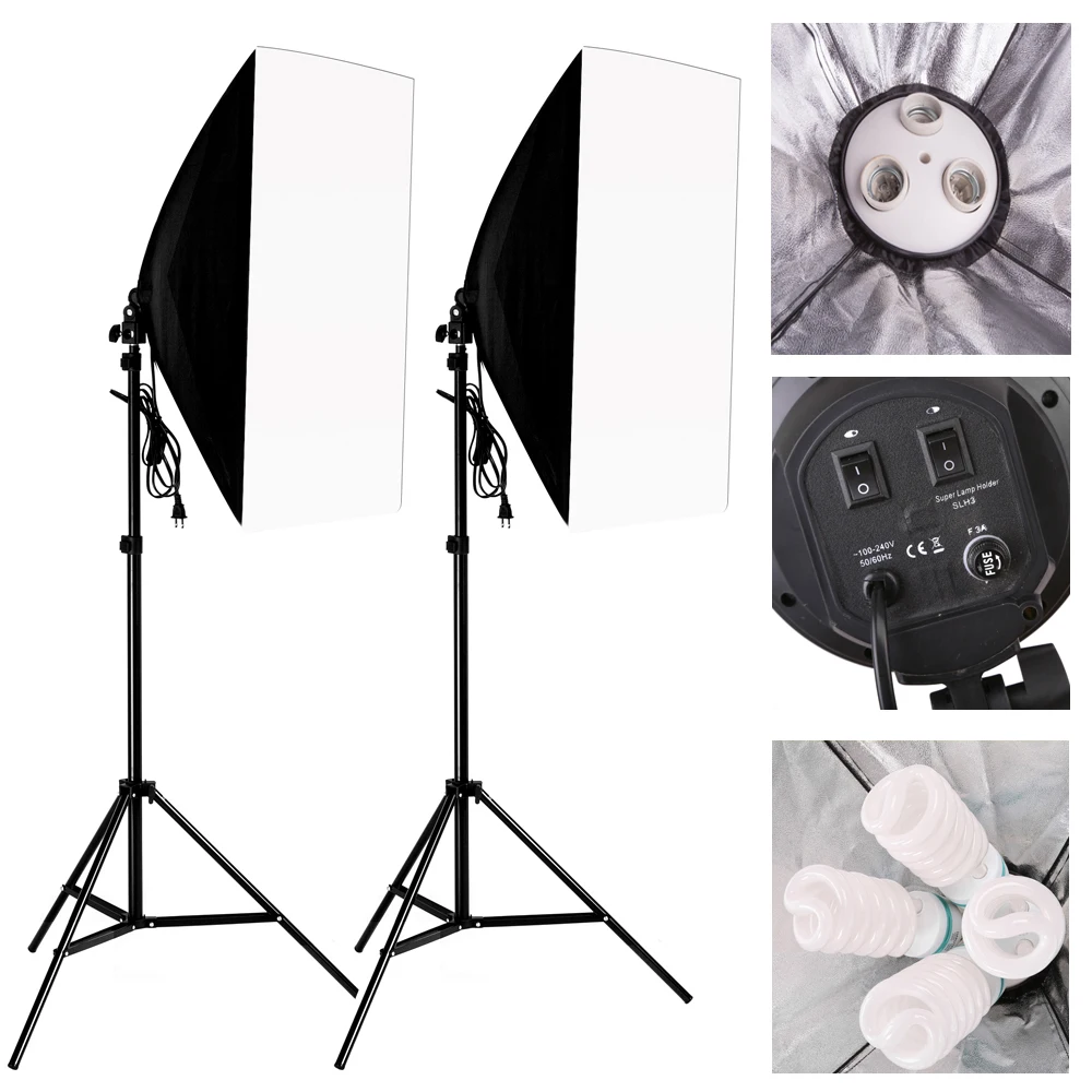 Buy New 2016 Photography Softbox Light Kit Photo