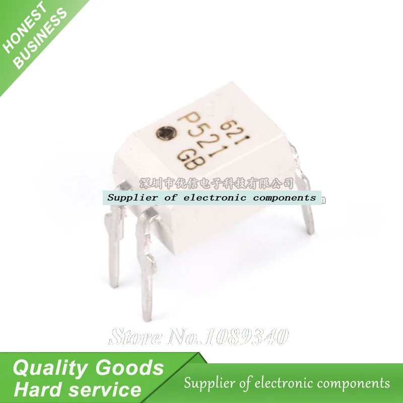 20PCS TLP521 1GB DIP 4 TLP521 1 TLP521 P521 Optocoupler New Original