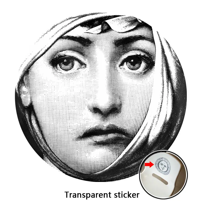 NO.29-56 дизайнер Fornasetti обои такие же, как прозрачные наклейки для украшения гостиной 1 шт - Цвет: 41