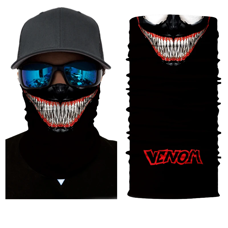 

SNOW CAMO SKULL Face Shield Sun Mask Balaclava